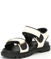 COACH Brynn Canvas Banded Sandals