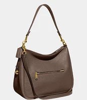 COACH Cary Pebbled Leather Shoulder Bag