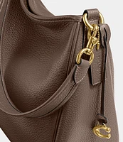 COACH Cary Pebbled Leather Shoulder Bag