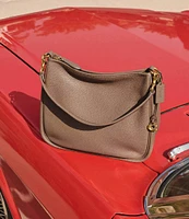 COACH Cary Pebbled Leather Shoulder Bag