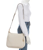 COACH Cary Pebbled Leather Shoulder Bag