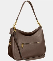 COACH Cary Pebbled Leather Shoulder Bag