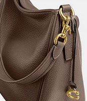COACH Cary Pebbled Leather Shoulder Bag