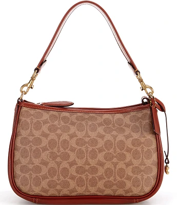 COACH Cary Signature Logo Canvas Crossbody Bag