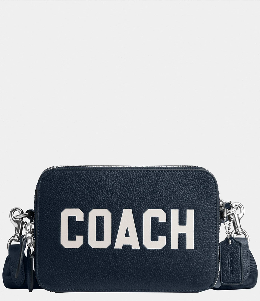 COACH Charter Polished Pebble Leather Crossbody Bag