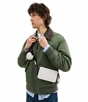 COACH Charter Signature Coated Canvas/Refined Calfskin Leather Slim Crossbody Bag