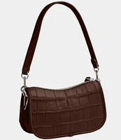 COACH Swinger 20 Crocodile Embossed Shoulder Bag