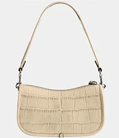 COACH Swinger 20 Crocodile Embossed Shoulder Bag