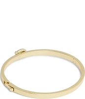 COACH Crystal Signature C Pav Turnlock Bangle Bracelet