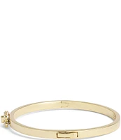 COACH Crystal Signature C Pav Turnlock Bangle Bracelet