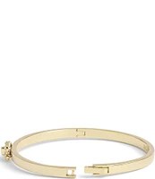 COACH Crystal Signature C Pav Turnlock Bangle Bracelet