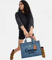 COACH Denim Cargo Tote Bag