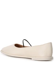 COACH Emilia Leather Square Toe Mary Jane Flats