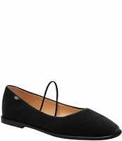 COACH Emilia Velvet Square Toe Mary Jane Flats