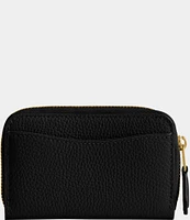 COACH Essential Small Zip Around Card Case Wallet