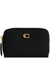 COACH Essential Small Zip Around Card Case Wallet