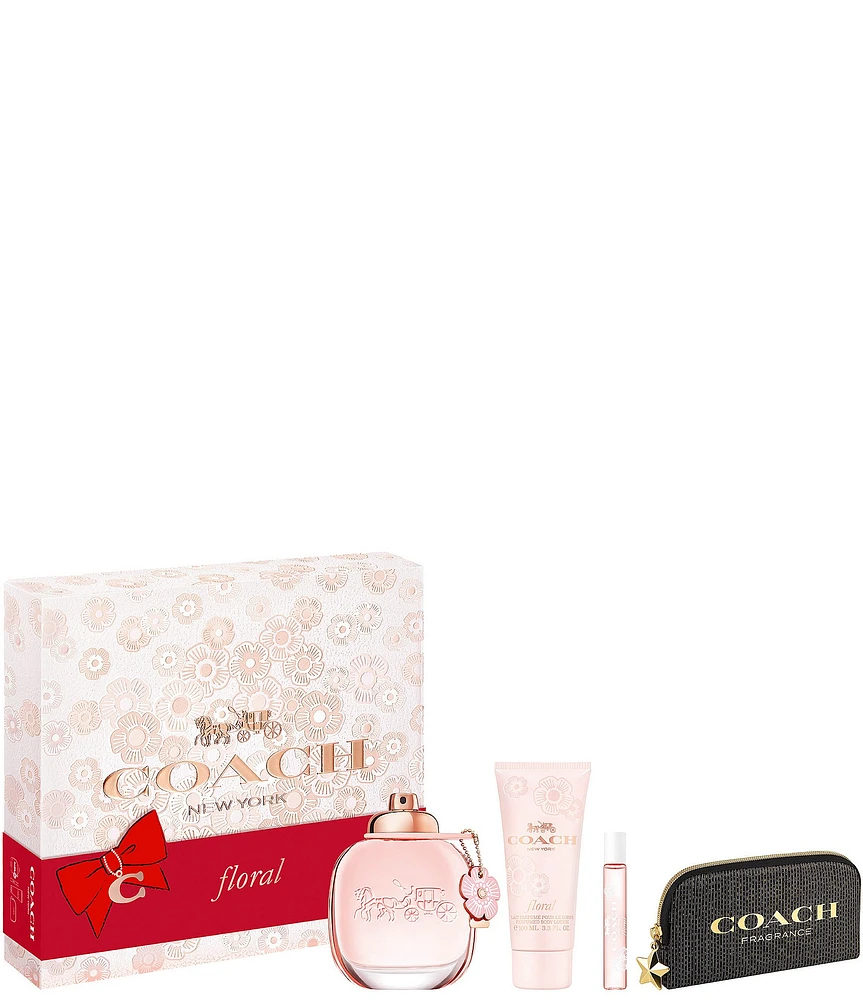 COACH Floral Eau de Parfum 4-Piece Gift Set