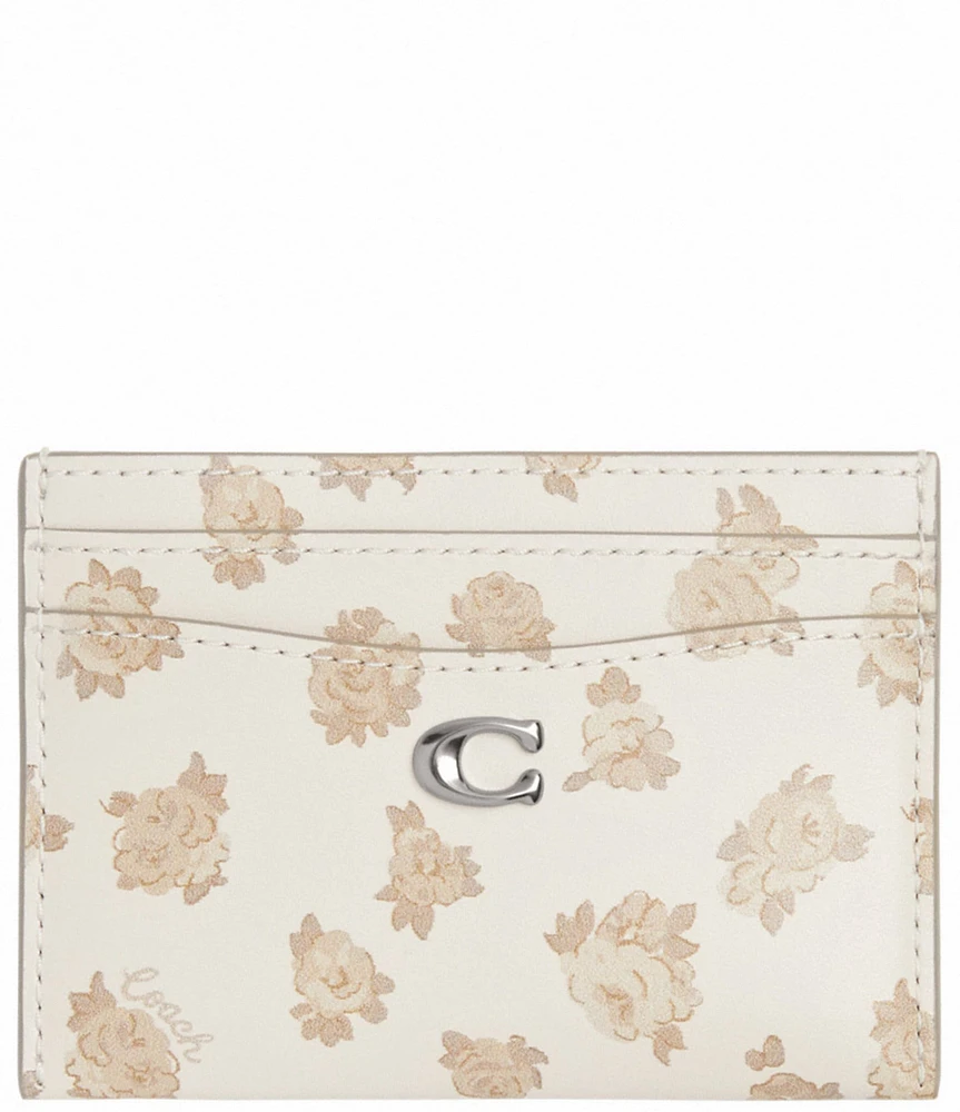 COACH Floral Print Essential Card Case