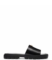 COACH Florence Leather Slide Sandals