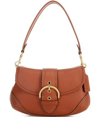 COACH Glovetanned Gold Hardware Leather Soho Shoulder Bag