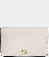 COACH Gold Hardware Essential Slim Card Case