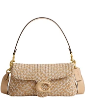 COACH Woven Soft Tabby Gold Hardware Shoulder Bag