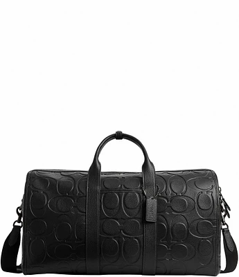 COACH Gotham 45 Maxi Signature Leather Duffle Bag