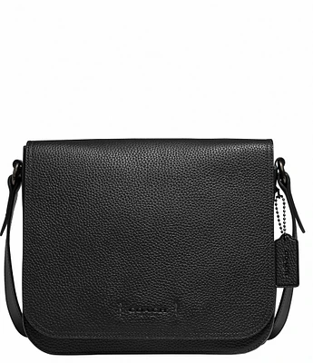 COACH Gotham Messenger 27 Pebble Leather Bag