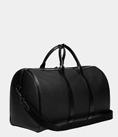 COACH Gotham Pebble Leather And Refined Calfskin Leather Duffel Bag