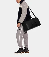 COACH Gotham Pebble Leather And Refined Calfskin Leather Duffel Bag