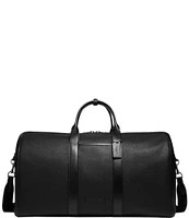 COACH Gotham Pebble Leather And Refined Calfskin Leather Duffel Bag