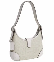 COACH Hampton Hobo Signature Jacquard Shoulder Bag