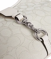 COACH Hampton Hobo Signature Jacquard Shoulder Bag