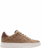 COACH Highline Signature Logo Coated Canvas Sneakers