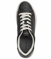 COACH Highline Signature Logo Coated Canvas Sneakers