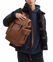 COACH Hitch Leather Backpack