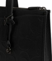 COACH Isaac Signature Leather Maxi Tote Bag