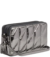 COACH Kira Quilted Metallic Leather Crossbody Bag