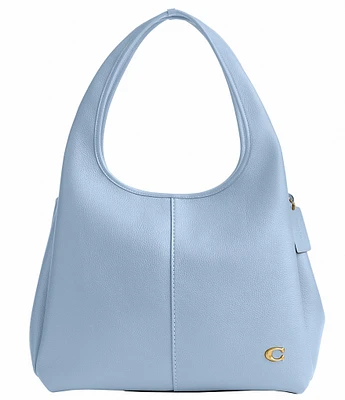 COACH Lana Pebbled Leather Hobo Tote Bag