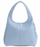 COACH Lana Pebbled Leather Hobo Tote Bag