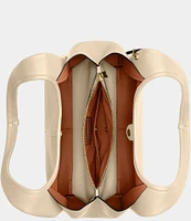 COACH Lana Pebbled Leather Hobo Tote Bag