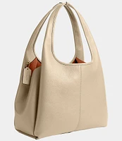 COACH Lana Pebbled Leather Hobo Tote Bag