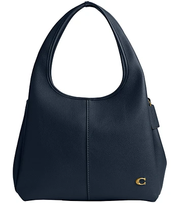 COACH Lana Pebbled Leather Shoulder Bag