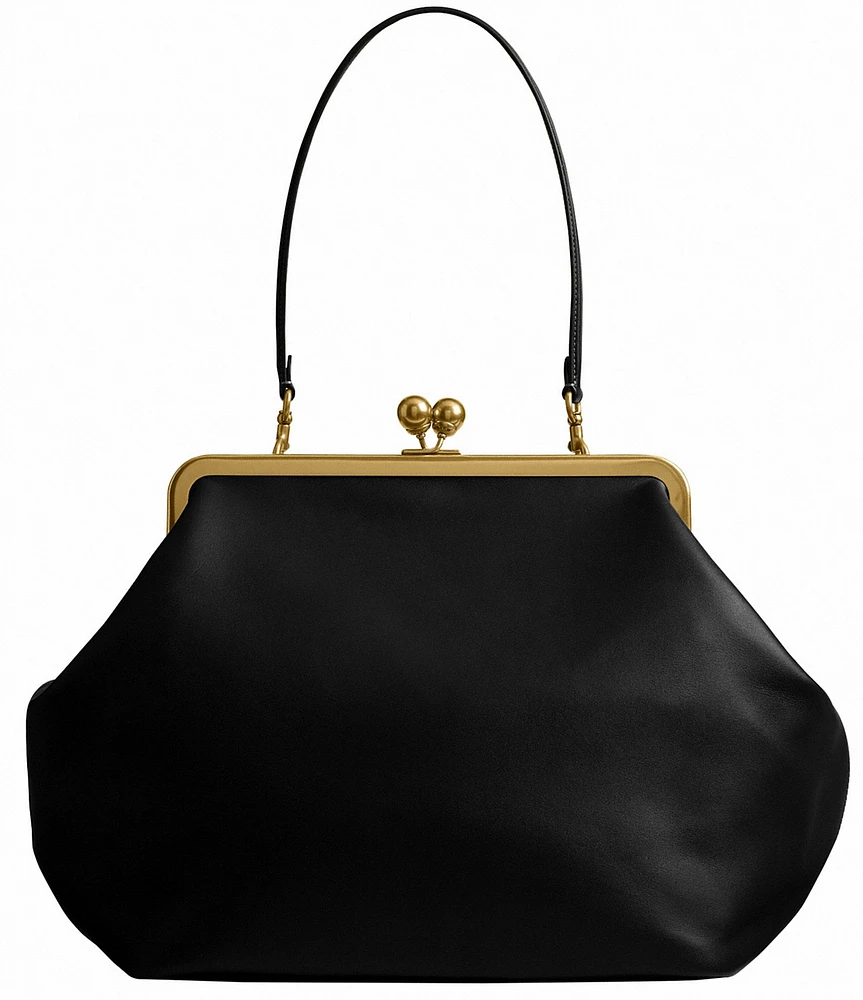 COACH Large Oversized Kisslock Frame Bag