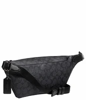 COACH League Signature Canvas Belt Bag