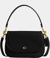 COACH Legacy Small Pebbled Leather Shoulder Bag