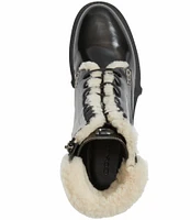 COACH Leighton Shearling Leather Booties