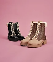 COACH Leighton Shearling Leather Booties