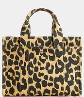 COACH Small Leopard Cargo 26 Tote Bag