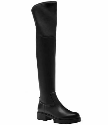 COACH Lisa Over The Knee Tall Leather Boots